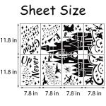 Disney Castle Wall Stickers with Quotes and Stars