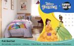 Disney Princess 7-Piece Rainbow Stars Bedding Set