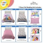 Disney Princess 7-Piece Rainbow Stars Bedding Set