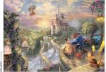 Disney Thomas Kinkade Beauty and The Beast Puzzle