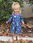 Cinderella Floral Dress for Toddler Girls
