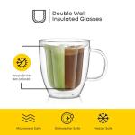 Disney Mickey Mouse 3D Insulated Glass Cups Set