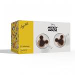 Disney Mickey Mouse 3D Insulated Glass Cups Set