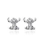 Lilo & Stitch Silver Plated Stud Earrings