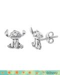 Lilo & Stitch Silver Plated Stud Earrings