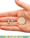 Lilo & Stitch Silver Plated Stud Earrings