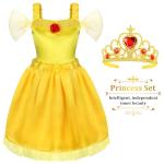 18 Pcs Disney Princess Dress Up Set for Girls
