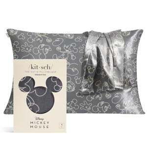 Disney Mickey Mouse Satin Pillowcase for Hair & Skin