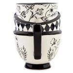 Alice in Wonderland Monochrome Stacked Teacups Mug