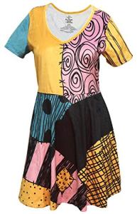 Nightmare Before Christmas Sally Rag Doll Costume Dress