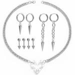 Disney-Inspired Rumi Necklace and Earrings Set