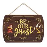 Disney Be Our Guest Wooden Wall Decor Sign