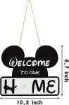 Disney Mickey Mouse Seasonal Welcome Door Sign Set