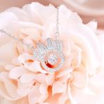 Disney Sterling Silver Mouse Pendant Necklace for Women