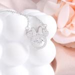 Disney Sterling Silver Mouse Pendant Necklace for Women