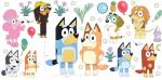Bluey Family and Friends Peel and Stick Wall Decals