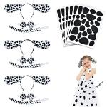Dalmatian Costume Set with Dog Ears and Bow Tie