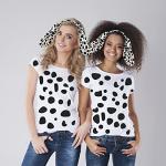 Dalmatian Costume Set with Dog Ears and Bow Tie