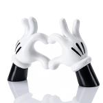 Disney Heart Hands Resin Statue for Home Decor