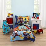 Disney Mickey Mouse Funhouse 4-Piece Toddler Bed Set