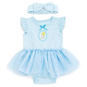 Cinderella Baby Girls Cosplay Bodysuit & Headband