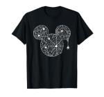 Mickey Mouse Halloween Spider Web Ears T-Shirt