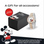 Disney Mickey Mouse Women's Watch with Colorful Strap
