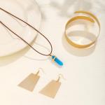 Disney Princess Jewelry Set with Blue Crystals 3PCS