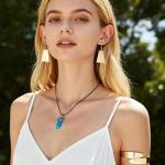 Disney Princess Jewelry Set with Blue Crystals 3PCS