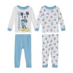 Mickey Mouse Baby Boys' 4-Piece Pajama Set