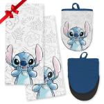 Disney Kitchen Towels and Mitts Set - 4 Pieces