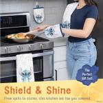 Disney Kitchen Towels and Mitts Set - 4 Pieces