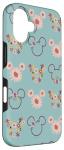 Disney Mickey Mouse Floral iPhone 16 Case