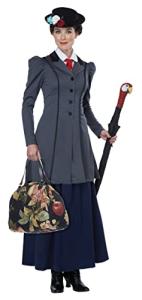 Disney Women's English Nanny Costume - Gray/Navy