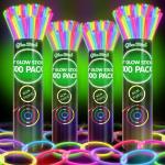 400 Glow Sticks Bundle for Disney Parties