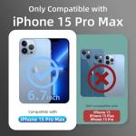 Magnetic Pink Castle Case for iPhone 15 Pro Max