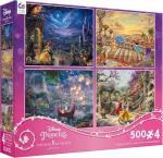 Disney Thomas Kinkade 4-in-1 Puzzle Set