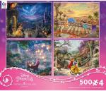 Disney Thomas Kinkade 4-in-1 Puzzle Set