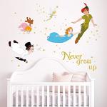 Disney "Never Grow Up" Baby Wall Decal