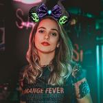 Maleficent Sequin Mouse Ears Headband for Fans