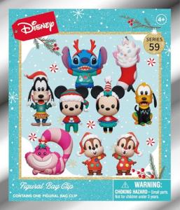 Disney 3D Foam Bag Clips, Series 2 - Set of 24