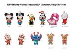 Disney 3D Foam Bag Clips, Series 2 - Set of 24