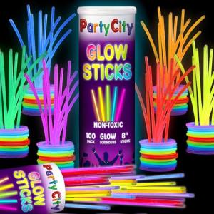 Disney Neon Glow Sticks Party Pack for Fun