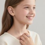 Disney Sterling Silver Heart Mouse Ring for Her