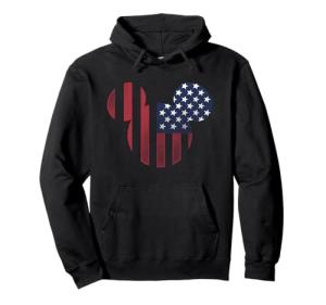 Mickey Mouse Americana Ears Hoodie Pullover