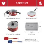 Disney Bon Voyage Nonstick Cookware Set - 8 Pieces