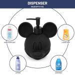 Mickey Mouse Soap Dispenser - Black Resin Pump