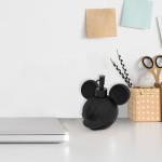 Mickey Mouse Soap Dispenser - Black Resin Pump