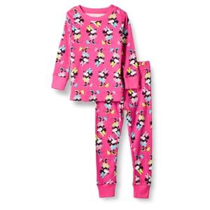 Disney Girls' Minnie Mouse Snug-Fit Pajamas