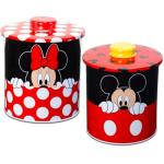 Mickey and Minnie Cookie Jar Set with Stickers